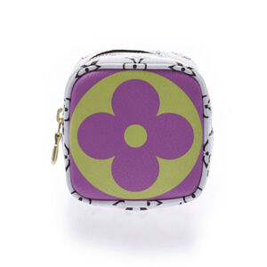 Louis Vuitton Giant Porte Monnaie Wallet White Black Purple Green